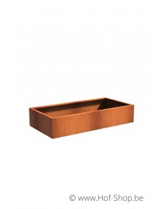 Andes 200 x 100 x 40 cm - Plantenbak in cortenstaal