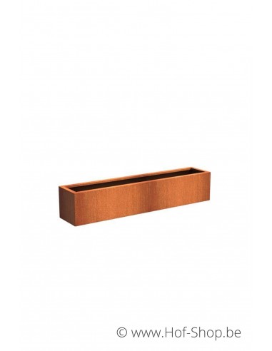 Carrez 200 x 40 x 40 cm - Jardinière Adezz en acier Corten