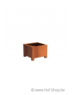 Andes met poten 80 x 80 x 60 cm - Plantenbak in cortenstaal