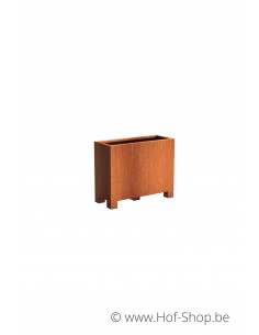 Andes met poten 100 x 40 x 80 cm - Plantenbak in cortenstaal