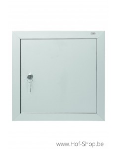 Brievenbusdeur type 529/2 natuur F1 - brievenkastdeur aluminium
