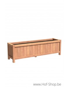 Valencia 200 x 50 x 60 cm - Plantenbak in hardhout