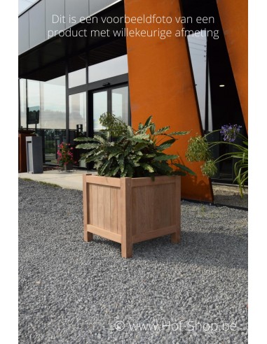 Valencia 120 x 40 x 80 cm - Jardinière Adezz en bois dur