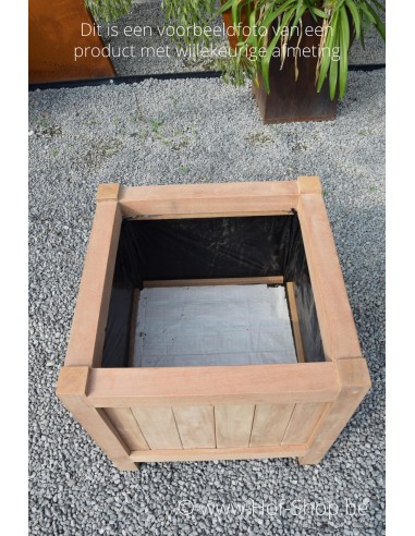 Valencia 100 x 40 x 80 cm - Jardinière Adezz en bois dur