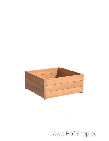 Sevilla 100 x 100 x 44 cm - Plantenbak in hardhout