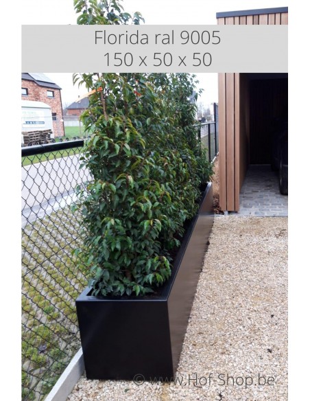 Carrez 150 x 50 x 50 cm - Jardinière Adezz en aluminium