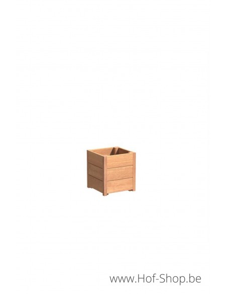 Carrez 40 x 40 x 42 cm - Jardinière Adezz en bois dur