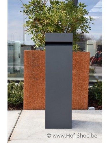 Archi Mini RAL 7021 - boîte aux lettres KatoDesign