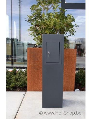 Archi Mini RAL 7021 - boîte aux lettres KatoDesign