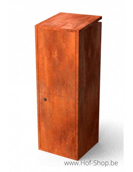 Collu - pakketbus cortenstaal