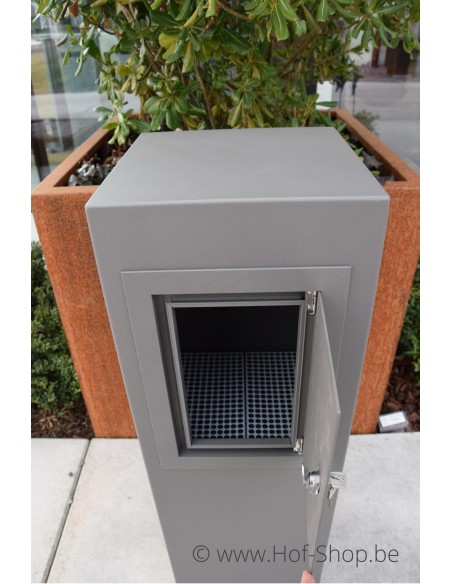 Archi Mini RAL 9008 - brievenbus aluminium
