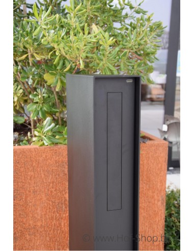 Fenix RAL 9005 - Boîte aux lettres Albo aluminium