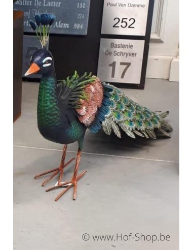 Paon - figurine en métal (MD18213)