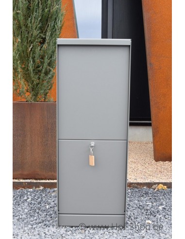 Dropbox Small RAL 7039 - pakketbus aluminium