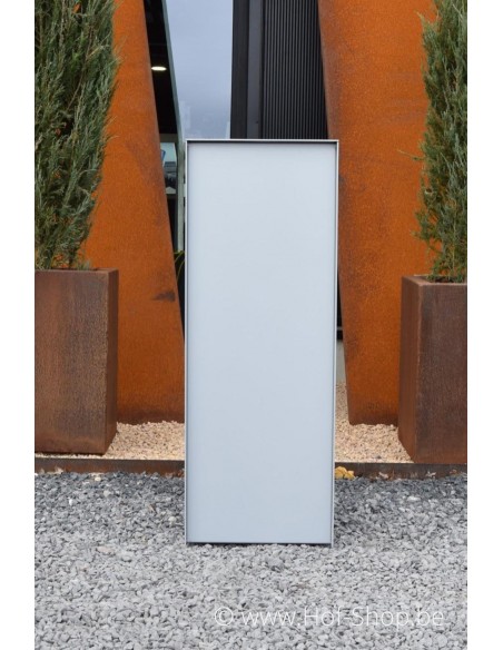 Dropbox Small RAL 9006 - pakketbus aluminium