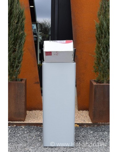 Dropbox Small RAL 9006 Back Door - ONZO boîte à colis aluminium