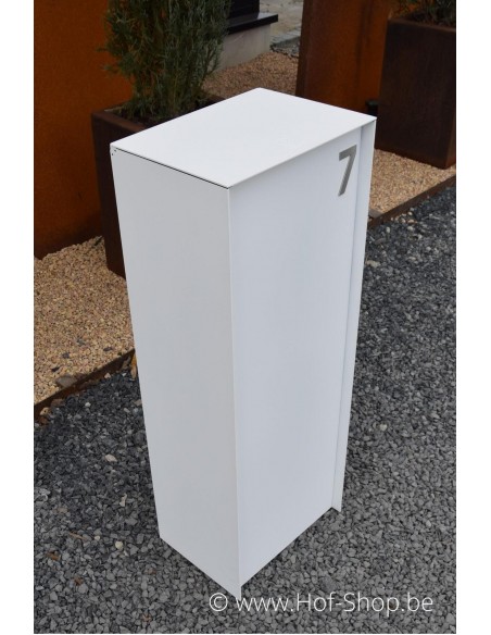 Dropbox Small RAL 9016 Back Door - ONZO boîte à colis aluminium