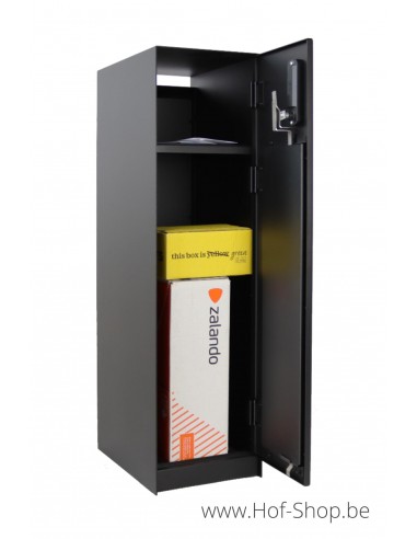 Nexus Medium RAL 9005 - boîte à colis ONZO aluminium