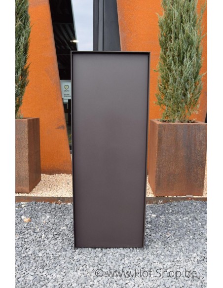 Dropbox Small RAL 8019 - pakketbus aluminium