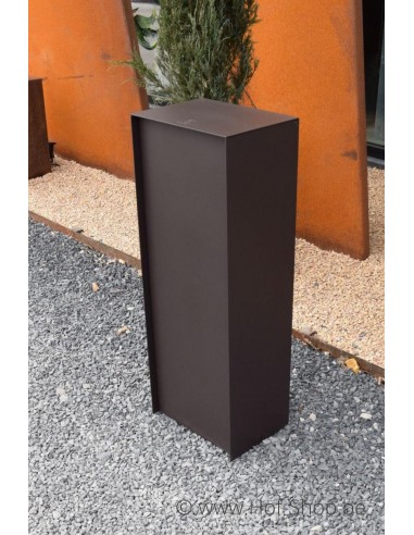 Dropbox Small RAL 8019 - pakketbus aluminium