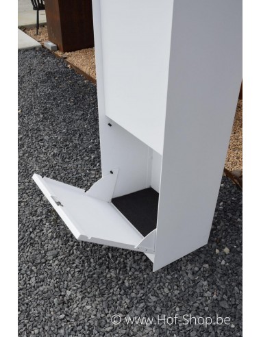 Dropbox Small RAL 9016 Back Door - ONZO boîte à colis aluminium
