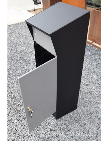Allux Bjorn Parcel (LED light) antraciet - pakketbus