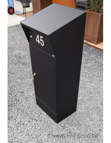 Allux Bjorn Parcel (LED light) zwart - pakketbus