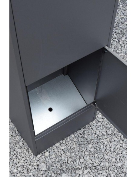 Allux 800 anthracite Back Door rukolock - boîte à colis