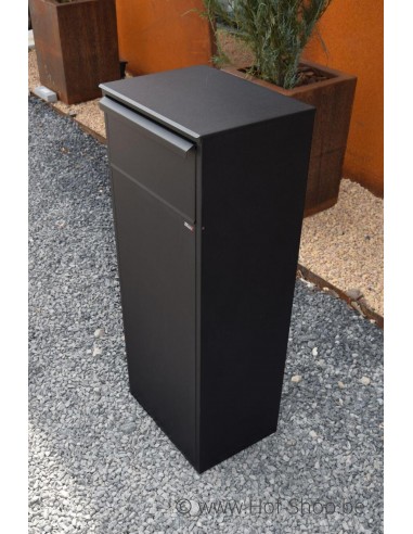 Allux 800 noir Back Door rukolock - boîte à colis