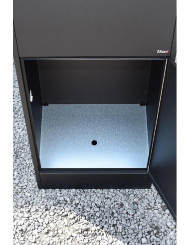 Allux 800 Large noir Front Door rukolock - boîte à colis