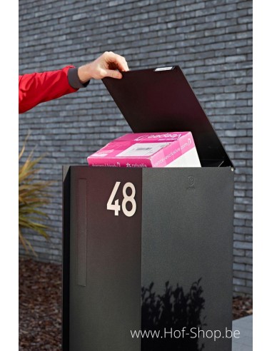 Fenix Top Large RAL 9005 - boîte à colis eSafe aluminium