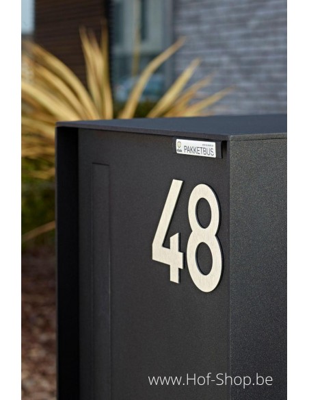 Fenix Top Large RAL 9005 - boîte à colis eSafe aluminium