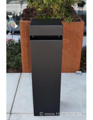 Archi Mini RAL 9005 - boîte aux lettres KatoDesign