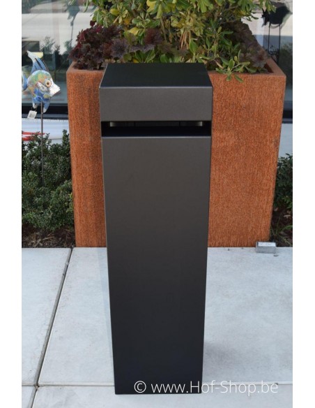 Archi Mini RAL 9005 - boîte aux lettres KatoDesign