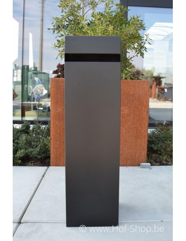Archi Mini RAL 9005 - brievenbus aluminium
