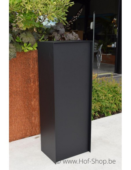 Dropbox Small RAL 9011 Back Door - eSafe boîte à colis aluminium