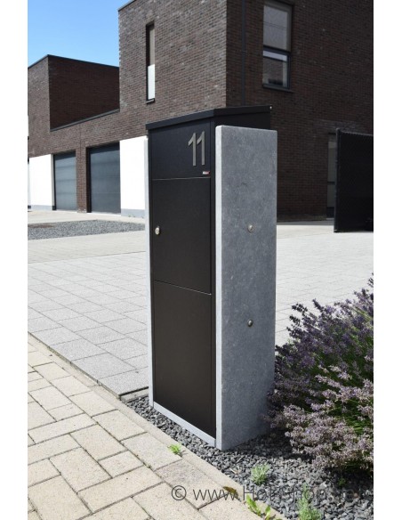 Torino Big Parcel Front Door zwart - pakketbus arduin