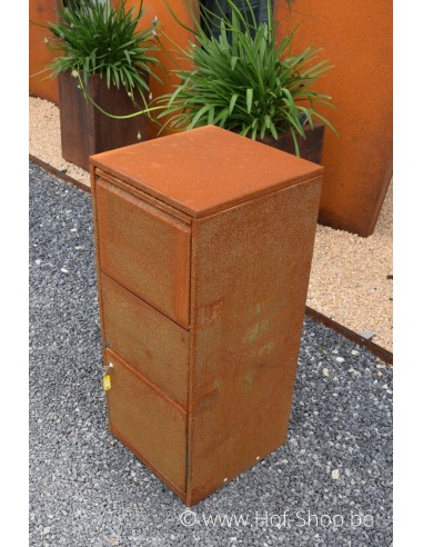Giftu - Geroba boîte à colis en acier corten