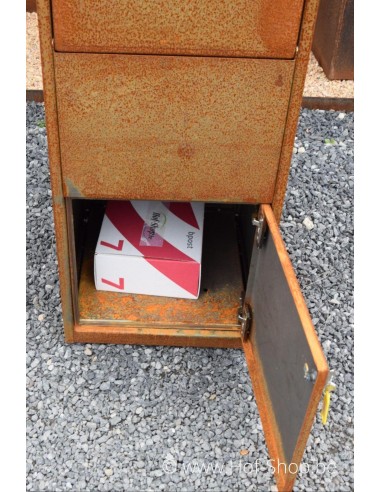 Giftu - Geroba boîte à colis en acier corten