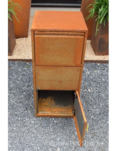 Giftu - Geroba boîte à colis en acier corten