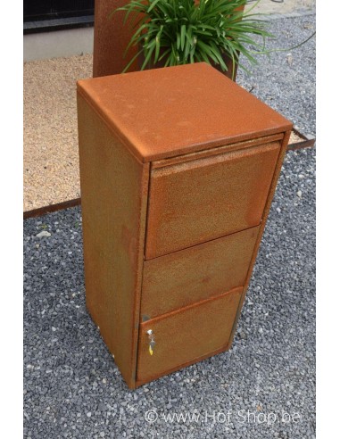 Giftu - Geroba boîte à colis en acier corten