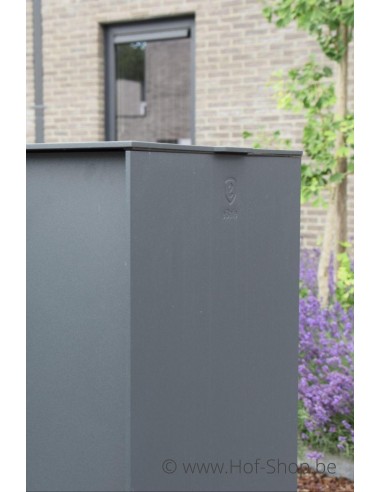 Fenix Top Medium RAL 7021 - boîte à colis eSafe aluminium