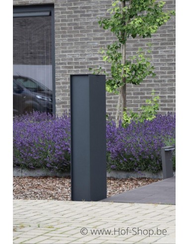 Fenix Top Medium RAL 7021 - boîte à colis eSafe aluminium