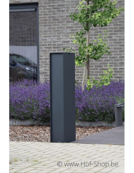 Fenix Top Medium RAL 7021 - boîte à colis eSafe aluminium