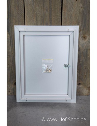 Brievenbusdeur 35,2 x 44,2 cm Natuur F1 aluminium - Albo brievenkastdeur 529/3 'Poppy Natuur'