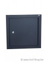 Porte boîte aux lettres 529/2 Noir 35,2 x 35,2 cm - Albo porte boîte aux lettres aluminium