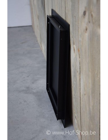 Porte boîte aux lettres 529/3 Noir 35,2 x 44,2 cm - Albo porte boîte aux lettres aluminium