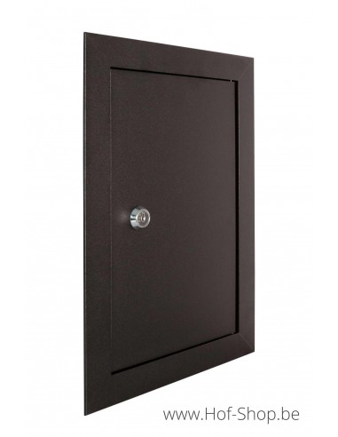 Porte boîte aux lettres 529/1 Noir 24,8 x 35,2 cm - Albo porte boîte aux lettres aluminium