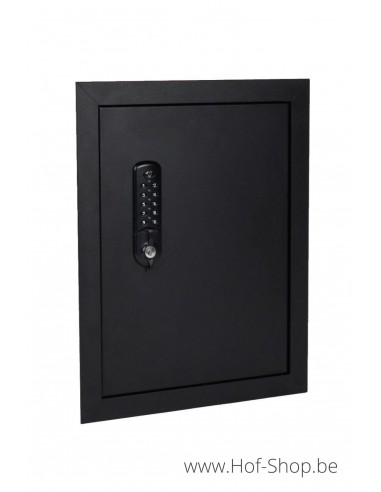 Porte boîte aux lettres 529/3 noire 35,2 x 44,2 cm avec serrure DCL - Albo porte boîte aux lettres aluminium