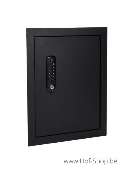 Porte boîte aux lettres 529/3 noire 35,2 x 44,2 cm avec serrure DCL - Albo porte boîte aux lettres aluminium